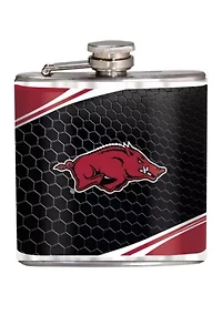 NCAA Arkansas Razorbacks 6 Ounce Stainless Steel Flask 