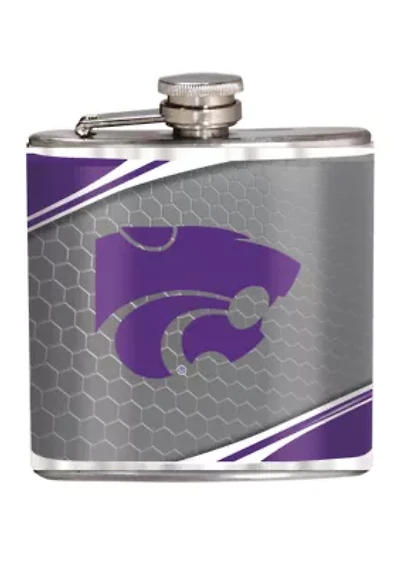 NCAA Kansas State Wildcats 6 Ounce Stainless Steel Flask 