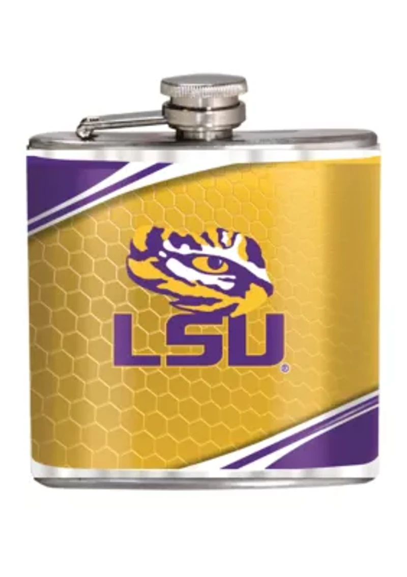 NCAA LSU Tigers 6 Ounce Stainless Steel Flask