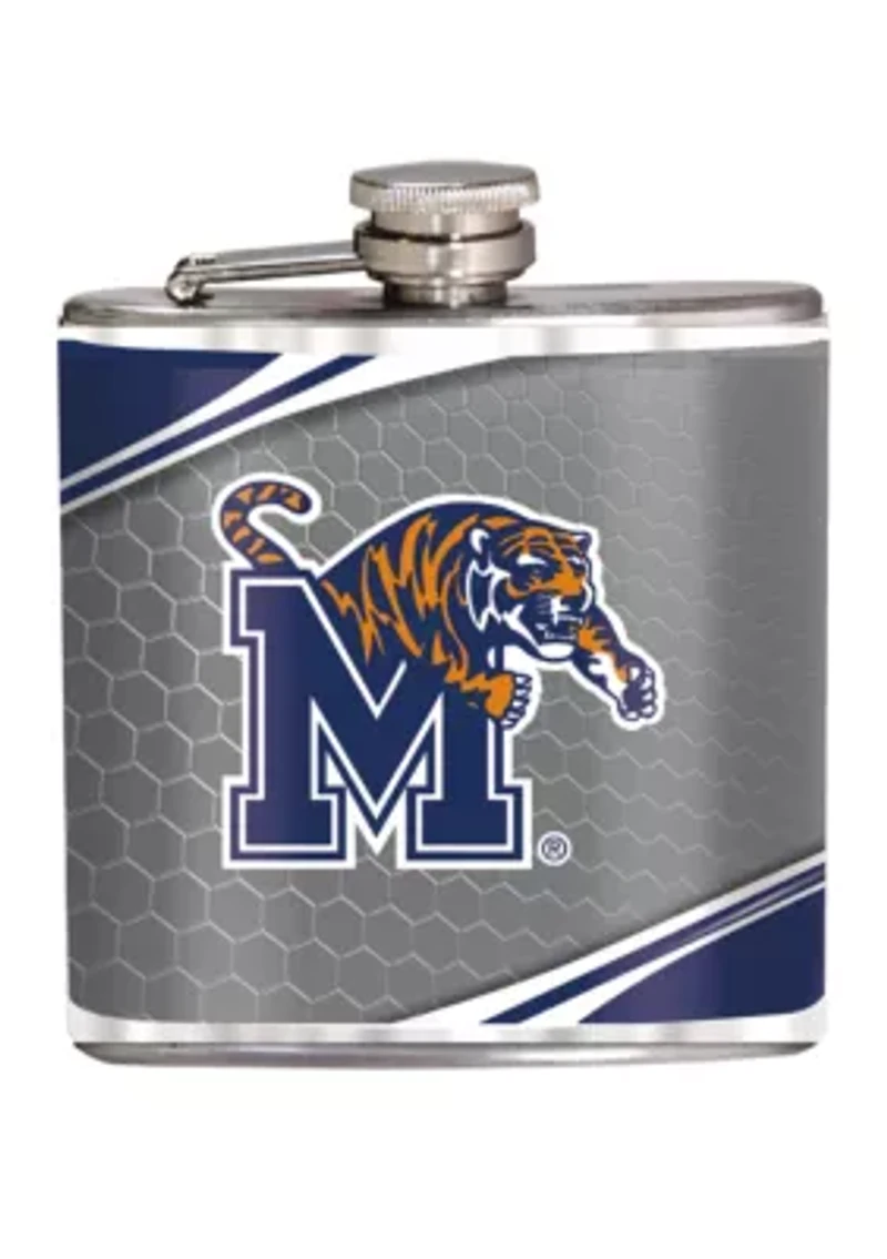 NCAA Memphis Tigers 6 Ounce Stainless Steel Flask