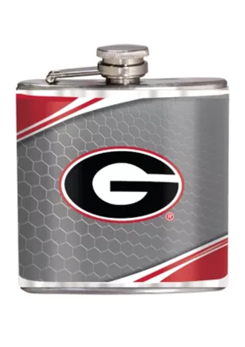 NCAA Georgia Bulldogs 6 Ounce Stainless Steel Flask