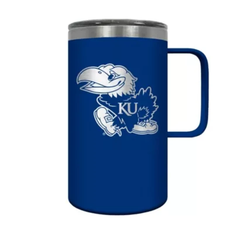 NCAA Kansas Jayhawks 18oz Hustle Travel Mug