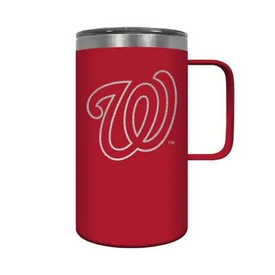 MLB Washington Nationals 18oz Hustle Travel Mug:18 Ounces:Red