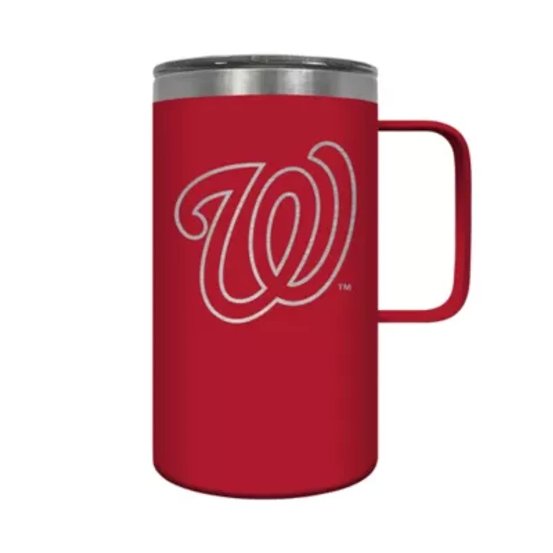 MLB Washington Nationals 18oz Hustle Travel Mug:18 Ounces:Red