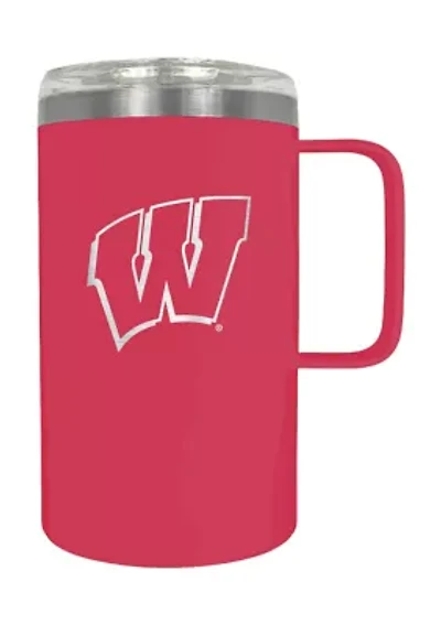 NCAA Wisconsin Badgers 18oz Hustle Travel Mug