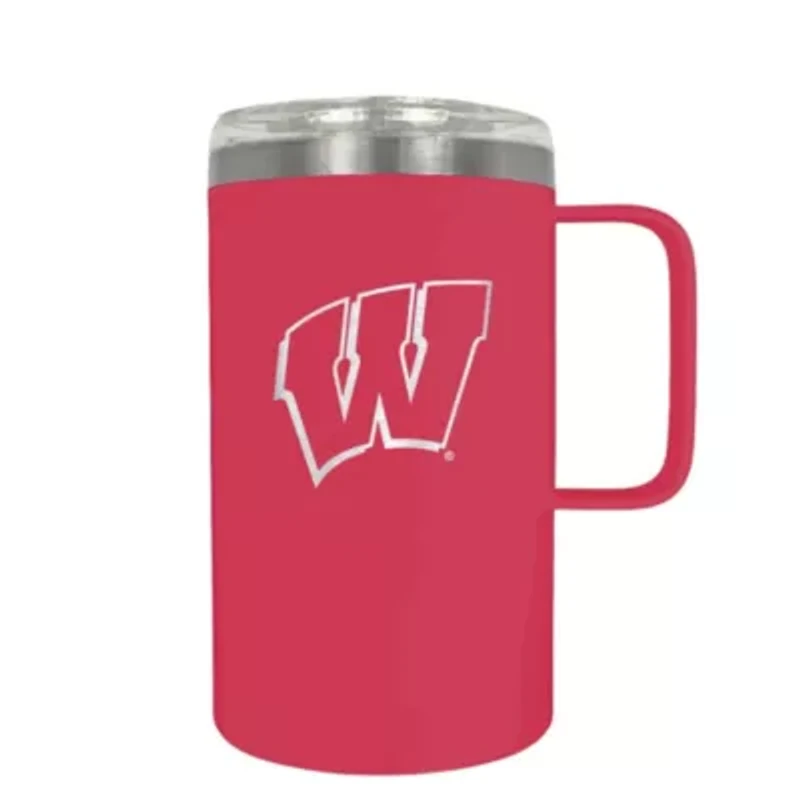 NCAA Wisconsin Badgers 18oz Hustle Travel Mug