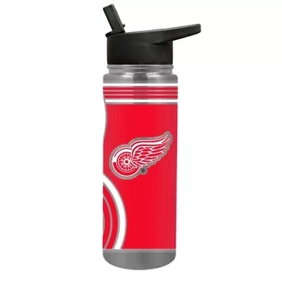 NHL Detroit Redwings 24oz Stainless Steel Water Bottle