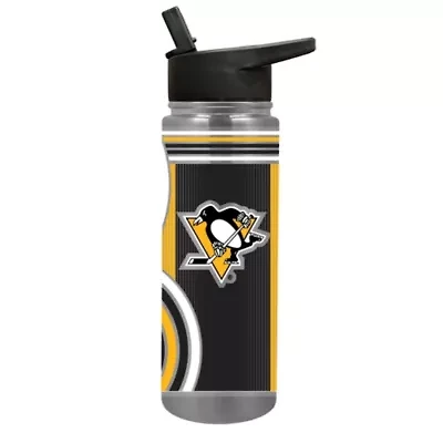 NHL Pittsburgh Penguins 24oz Stainless Steel Water Bottle