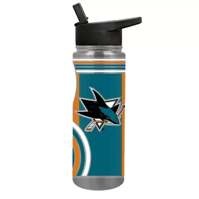 NHL San Jose Sharks 24oz Stainless Steel Water Bottle