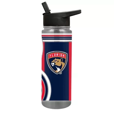 NHL Florida Panthers 24oz Stainless Steel Water Bottle