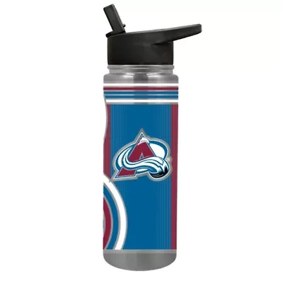 NHL Colorado Avalanche 24oz Stainless Steel Water Bottle