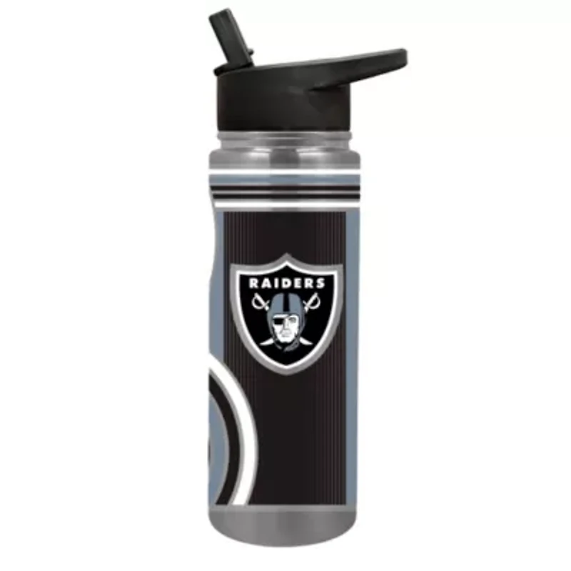 NFL Las Vegas Raiders 24oz Stainless Steel Water Bottle