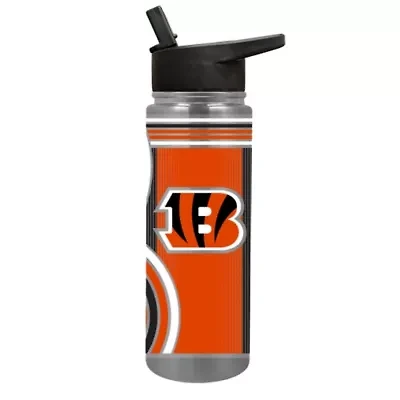 NFL Cincinnati Bengals 24oz Stainless Steel Water Bottle