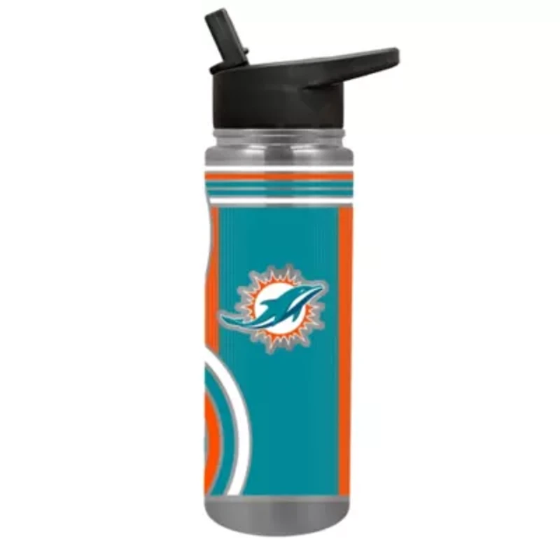 NFL Miami Dolphins 24oz Stainless Steel Water Bottle