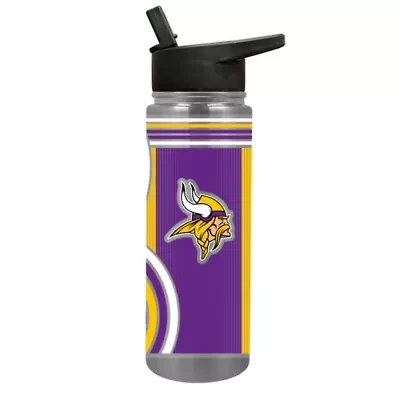 NFL Minnesota Vikings 24oz Stainless Steel Water Bottle
