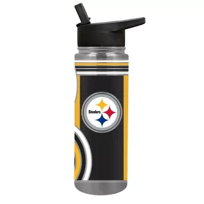 NFL Pittsburgh Steelers 24oz Stainless Steel Water Bottle