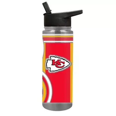 NFL Kansas City Chiefs 24oz Stainless Steel Water Bottle