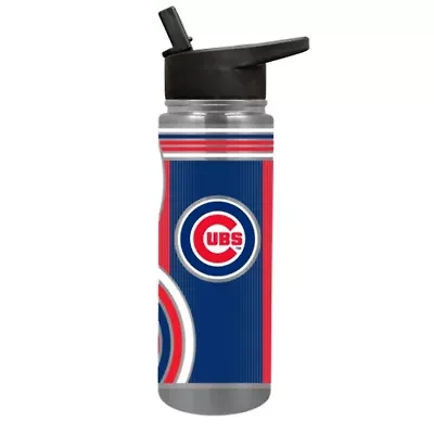 MLB Chicago Cubs 24oz Stainless Steel Water Bottle