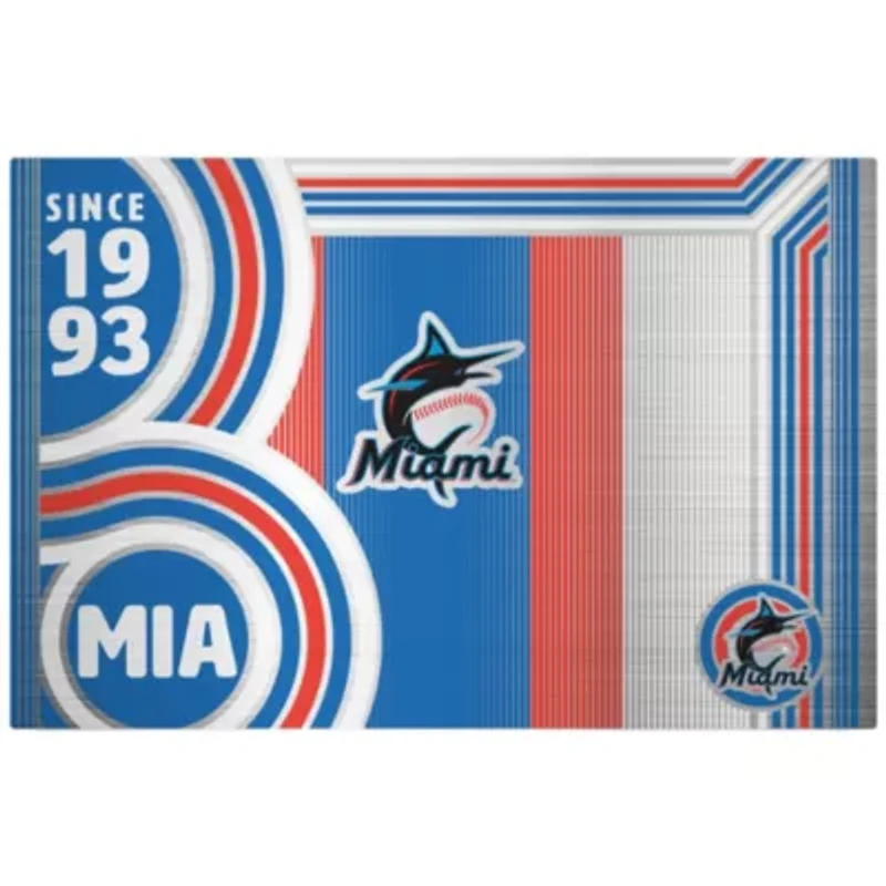 MLB Miami Marlins 24oz Stainless Steel Water Bottle
