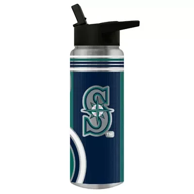 MLB Seattle Mariners 24oz Stainless Steel Water Bottle