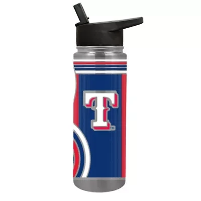 MLB Texas Rangers 24oz Stainless Steel Water Bottle