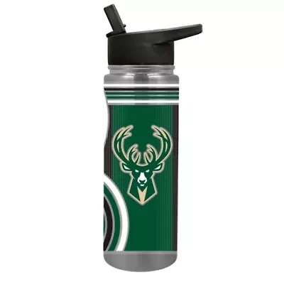 NBA Milwaukee Bucks 24oz Stainless Steel Water Bottle