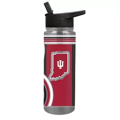 NCAA Indiana Hoosiers 24oz Stainless Steel Water Bottle