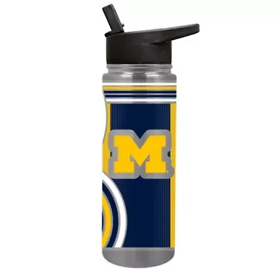 NCAA Michigan Wolverines 24oz Stainless Steel Water Bottle