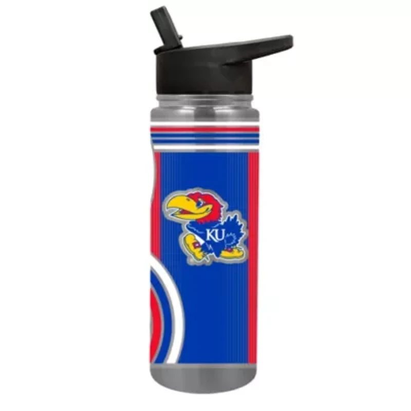 NCAA Kansas Jayhawks 24oz Stainless Steel Water Bottle