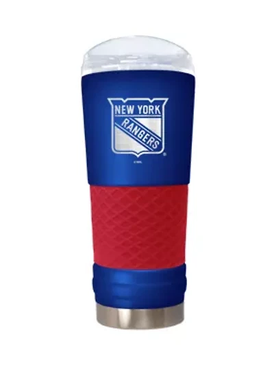 NHL New York Rangers 24 Ounce Team Colored Draft Tumbler