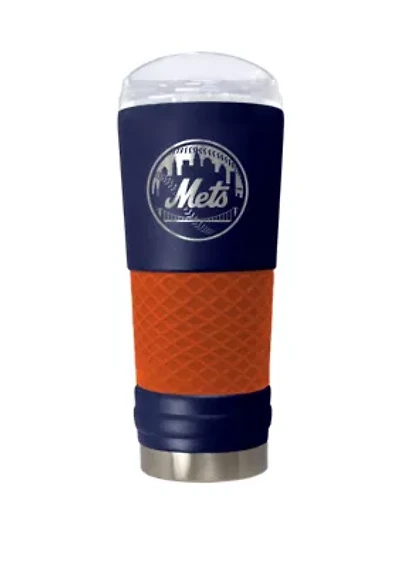 MLB New York Mets 24 Ounce Team Colored Draft Tumbler