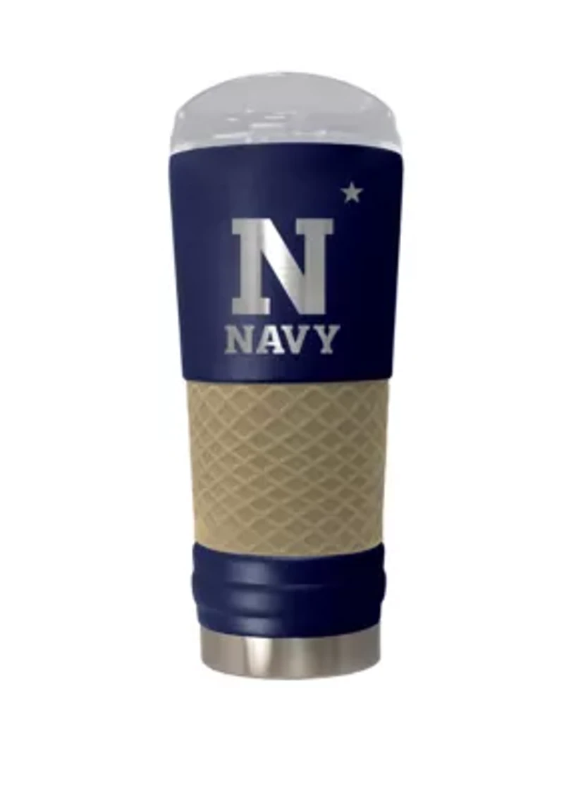 NCAA Navy Midshipmen 24 Ounce Team Color Draft Tumbler