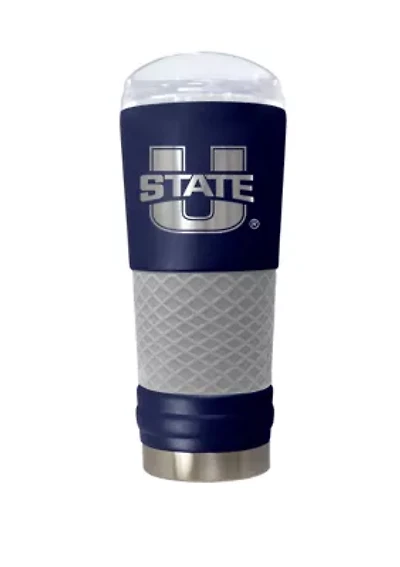 NCAA Utah State Aggies 24 Ounce Team Color Draft Tumbler