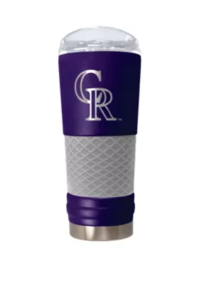 MLB Colorado Rockies 24 Ounce Team Colored Draft Tumbler 