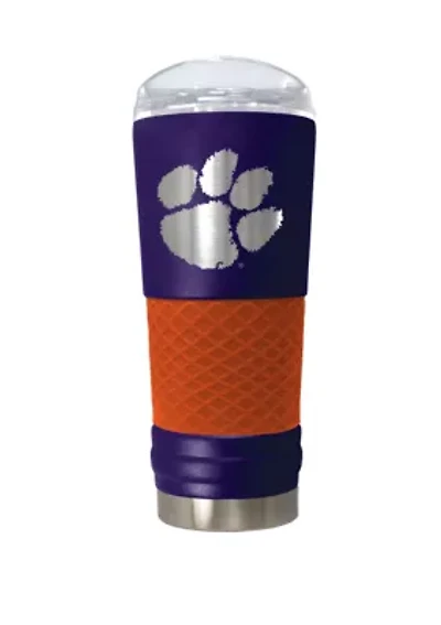 NCAA Clemson Tigers 24 Ounce Team Color Draft Tumbler