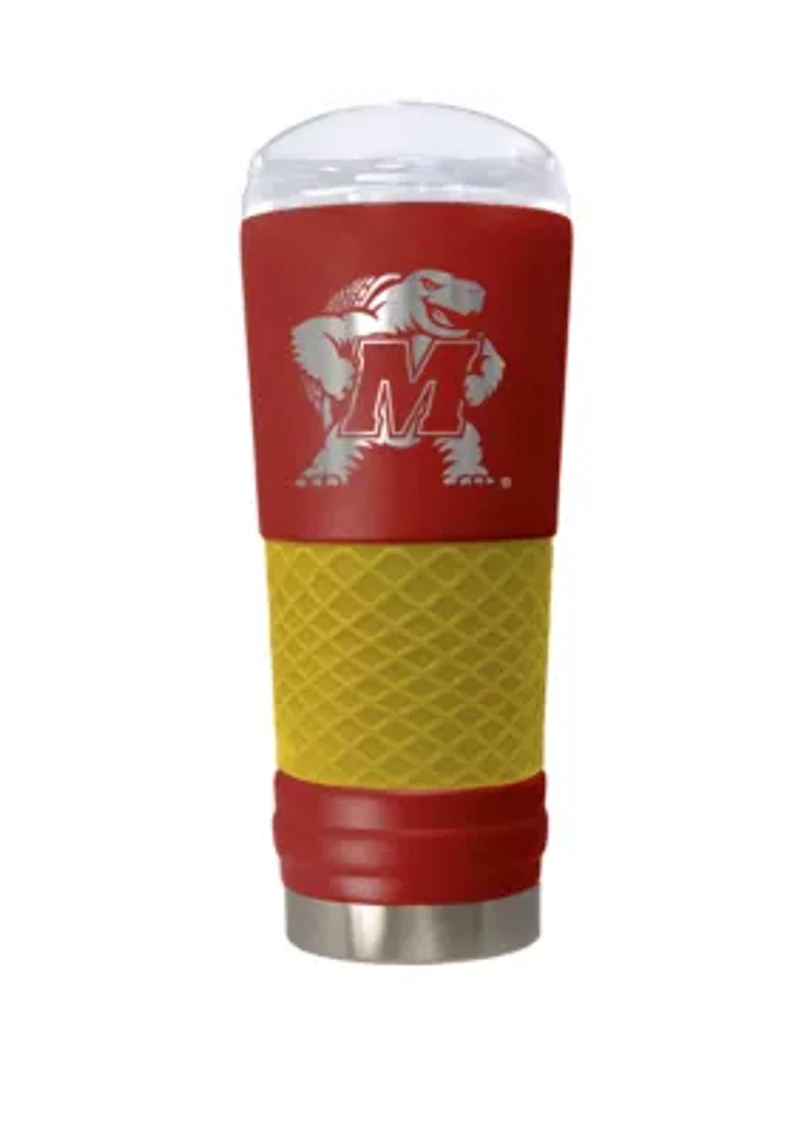 NCAA Maryland Terrapins 24 Ounce Team Color Draft Tumbler