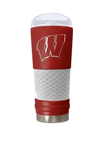 NCAA Wisconsin Badgers 24 Ounce Team Color Draft Tumbler