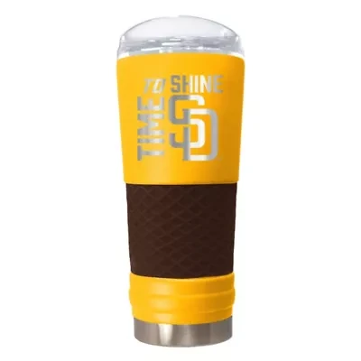 MLB San Diego Padres 24oz Team Colored Rally Cry Draft Tumbler:24 Ounces:Yellow