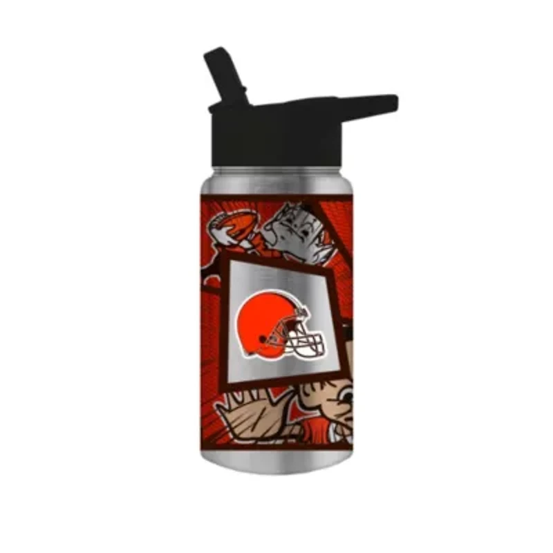 NFL Cleveland Browns 14oz Mascot Mini Thirst Water Bottle