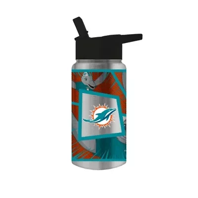 NFL Miami Dolphins 14oz Mascot Mini Thirst Water Bottle