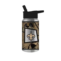 NFL New Orleans Saints 14oz Mascot Mini Thirst Water Bottle