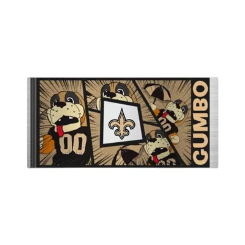 NFL New Orleans Saints 14oz Mascot Mini Thirst Water Bottle