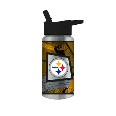 NFL Pittsburgh Steelers 14oz Mascot Mini Thirst Water Bottle