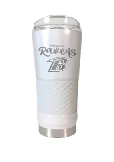 NFL Baltimore Ravens 24 Ounce Opal Draft Tumbler