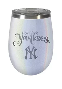 MLB New York Yankees 12 Ounce Opal Wine Tumbler 