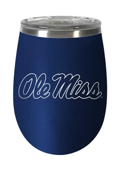 NCAA Ole Miss Rebels 10 Ounce Team Colored Wine Tumbler
