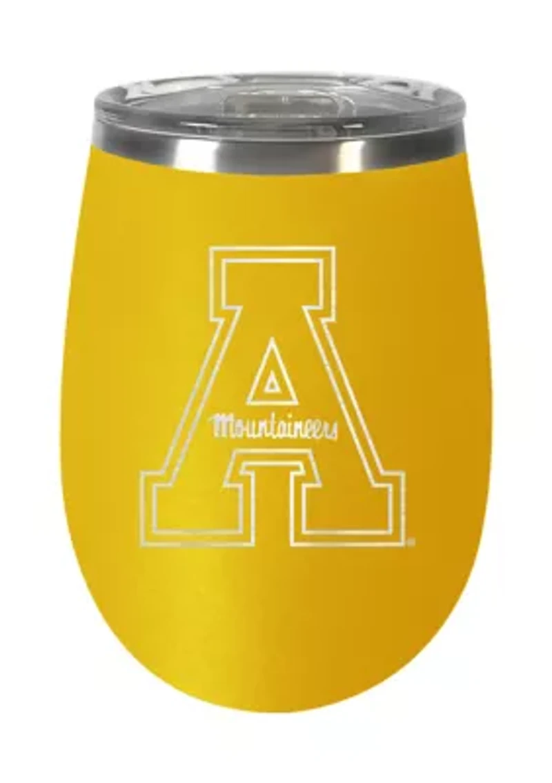 NCAA Appalachian State Mountaineers 10 Ounce Team Colored Wine Tumbler