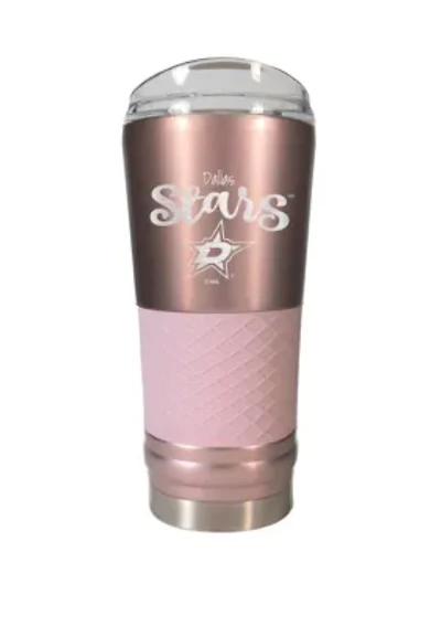 NHL Dallas Stars 24 Ounce Rose Gold Draft Tumbler
