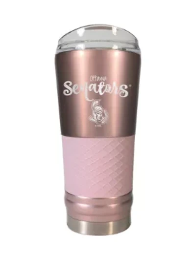NHL Ottawa Senators 24 Ounce Rose Gold Draft Tumbler