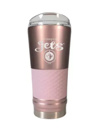 NHL Winnipeg Jets 24 Ounce Rose Gold Draft Tumbler